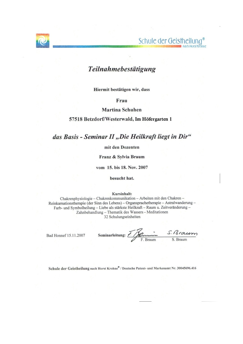 Die Heilkraft in Dir